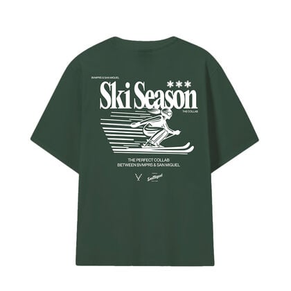 Camiseta manga corta Bvmprs x San Miguel verde