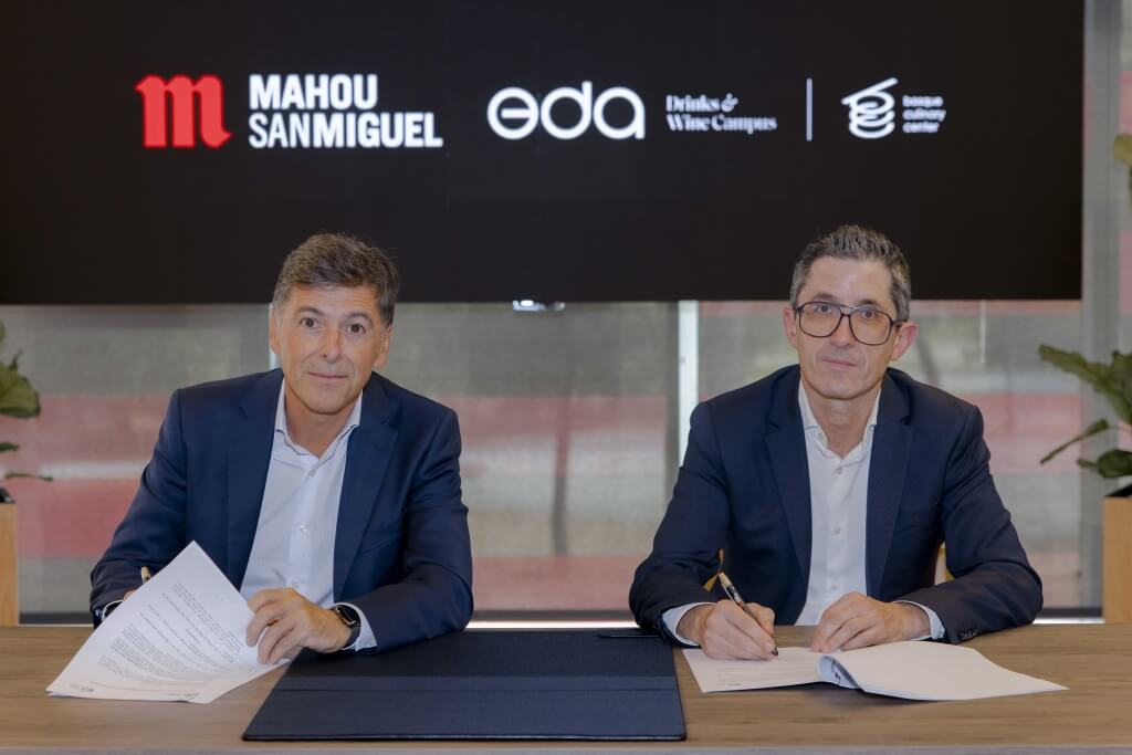 Mahou San Miguel y EDA Drinks & Wine Campus, del Basque Culinary Center, se alían para impulsar la innovación en el sector de las bebidas